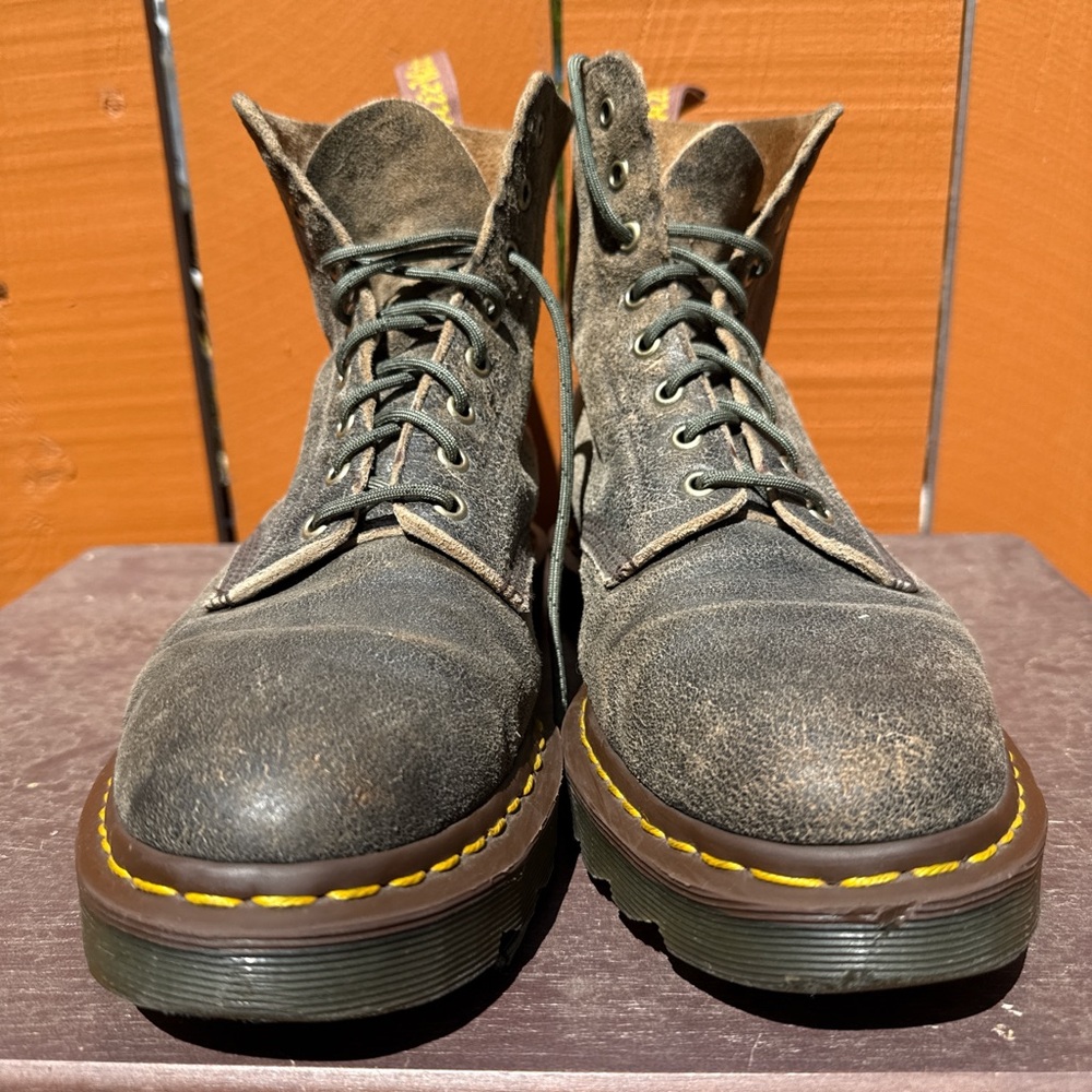 Dr. Martens Men's Charcoal Boots